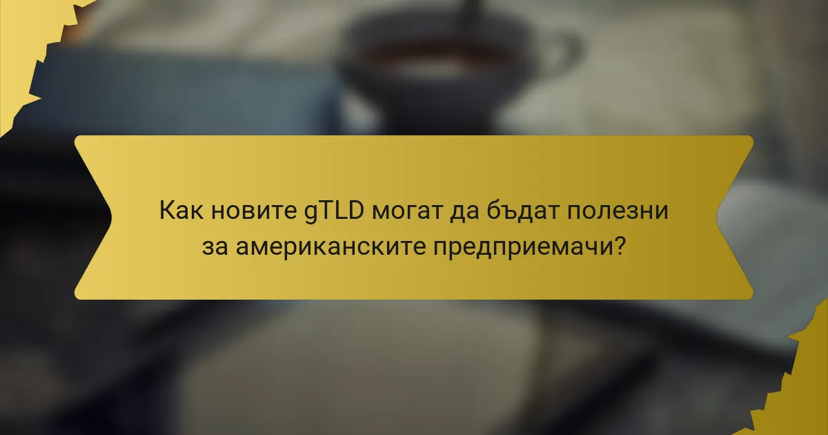 Как новите gTLD могат да бъдат полезни за американските предприемачи?