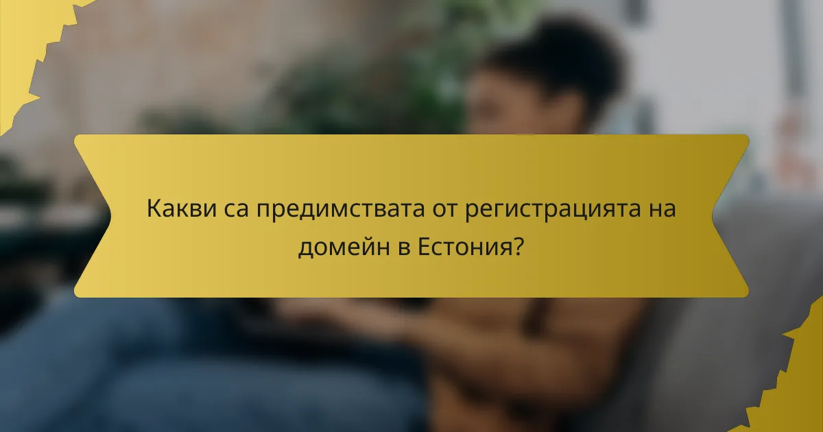 Какви са предимствата от регистрацията на домейн в Естония?