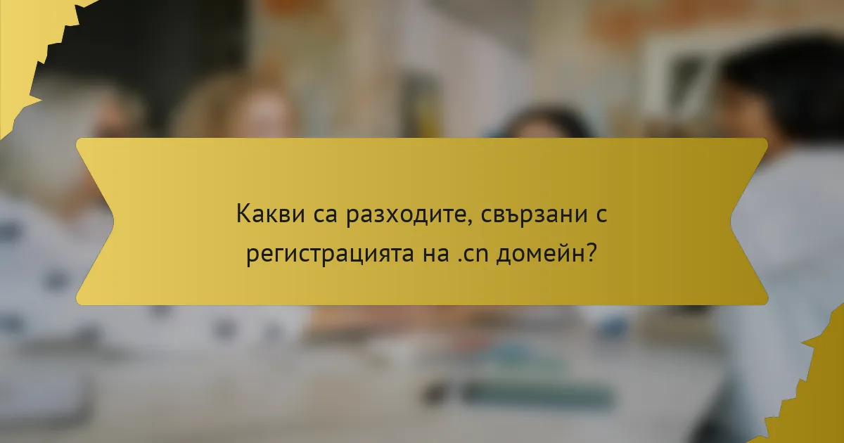 Какви са разходите, свързани с регистрацията на .cn домейн?
