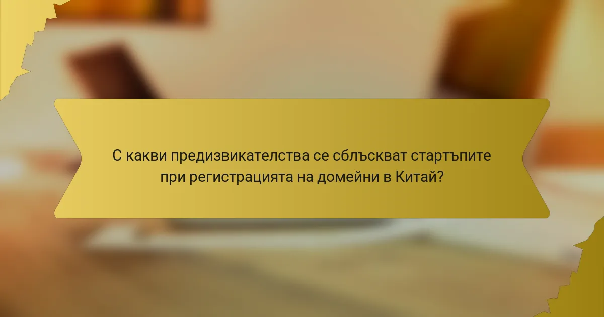 С какви предизвикателства се сблъскват стартъпите при регистрацията на домейни в Китай?